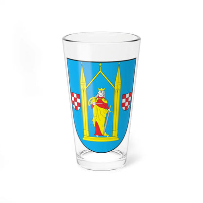 POL Działdowo COA (Poland) (Coat of Arms) Pint Glass 16oz 16oz - Go Mug Yourself