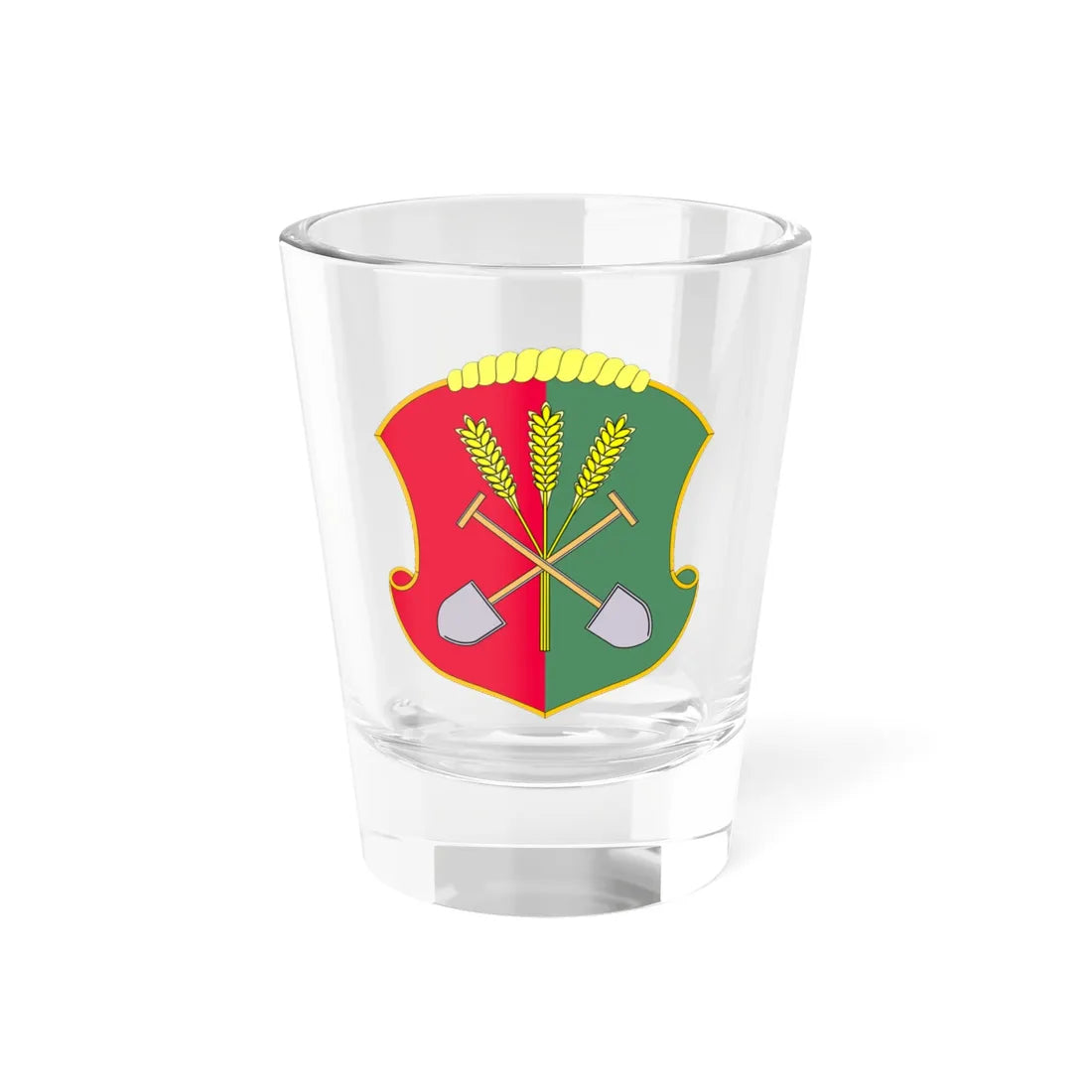POL Dziergowice COA (Poland) (Coat of Arms) Shot Glass 1.5oz 1.5oz - Go Mug Yourself
