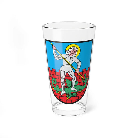 POL Dzierżoniów COA (Poland) (Coat of Arms) Pint Glass 16oz 16oz - Go Mug Yourself