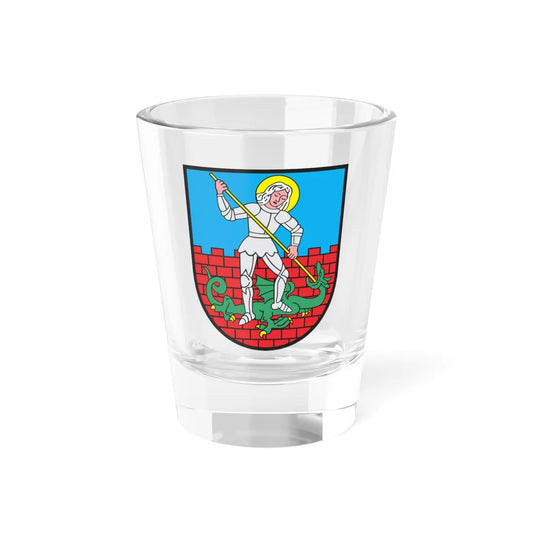 POL Dzierżoniów COA (Poland) (Coat of Arms) Shot Glass 1.5oz 1.5oz - Go Mug Yourself