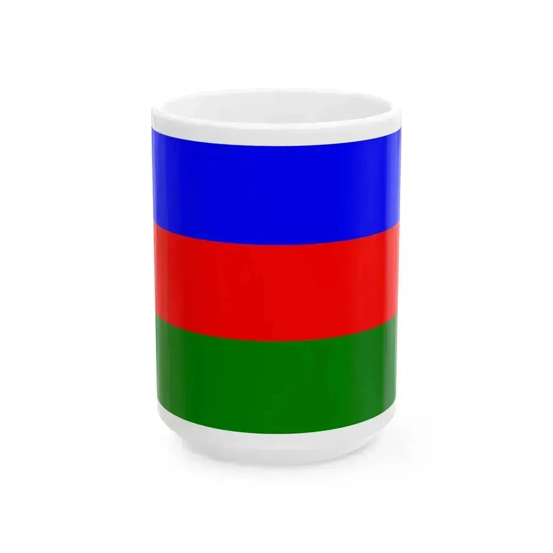 POL Dzierzoniow flag (Poland) White Coffee Mug 15oz - Go Mug Yourself