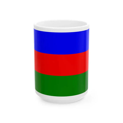 POL Dzierzoniow flag (Poland) White Coffee Mug 15oz - Go Mug Yourself