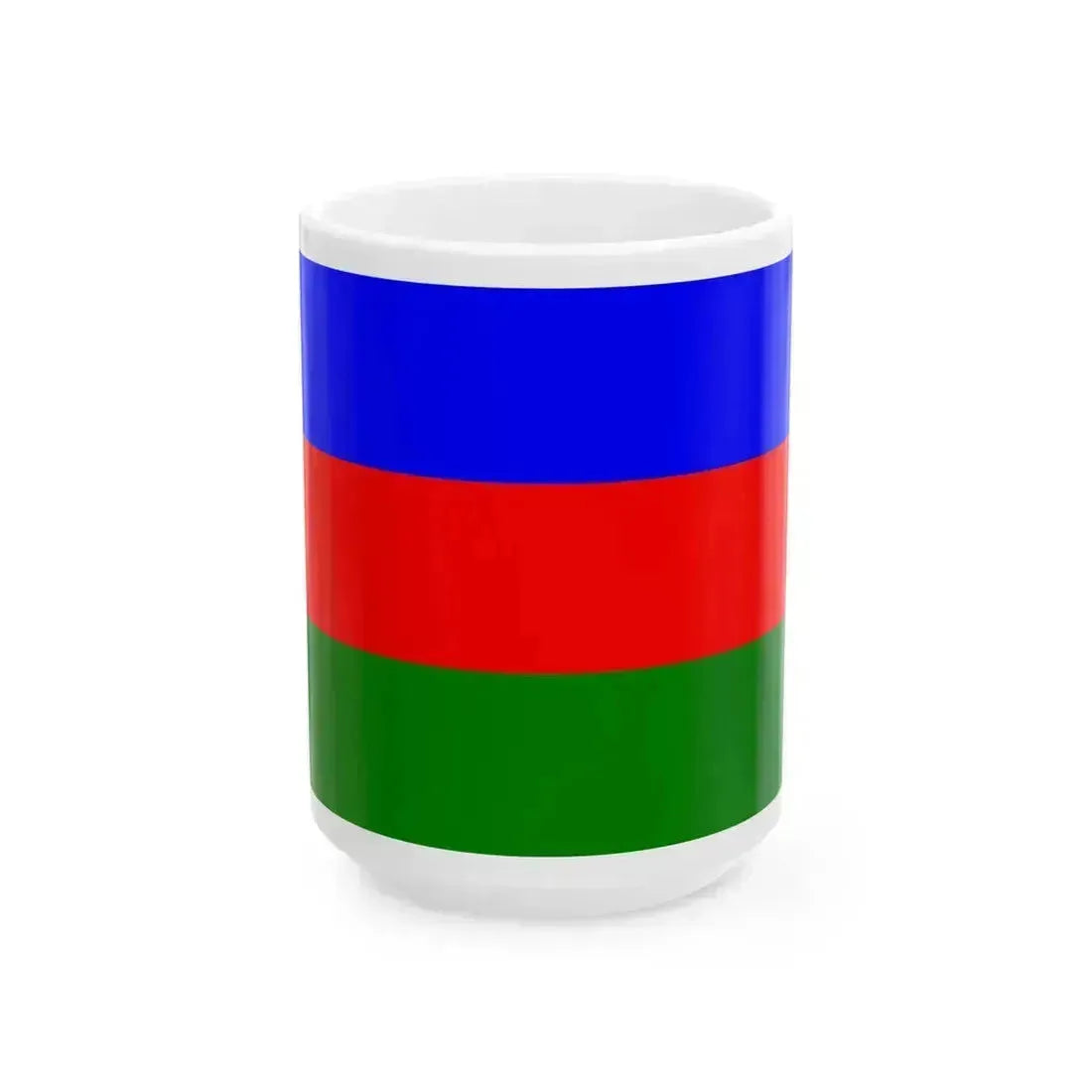 POL Dzierzoniow flag (Poland) White Coffee Mug 15oz - Go Mug Yourself