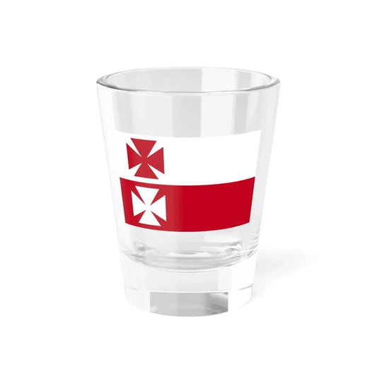 POL Elblag flag (Poland) Shot Glass 1.5oz 1.5oz - Go Mug Yourself