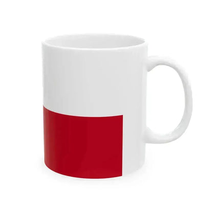 POL Elblag flag (Poland) White Coffee Mug - Go Mug Yourself