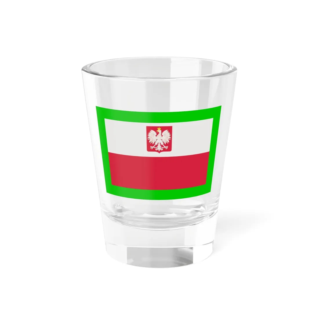 POL Flag Border Guard (Poland) Shot Glass 1.5oz 1.5oz - Go Mug Yourself