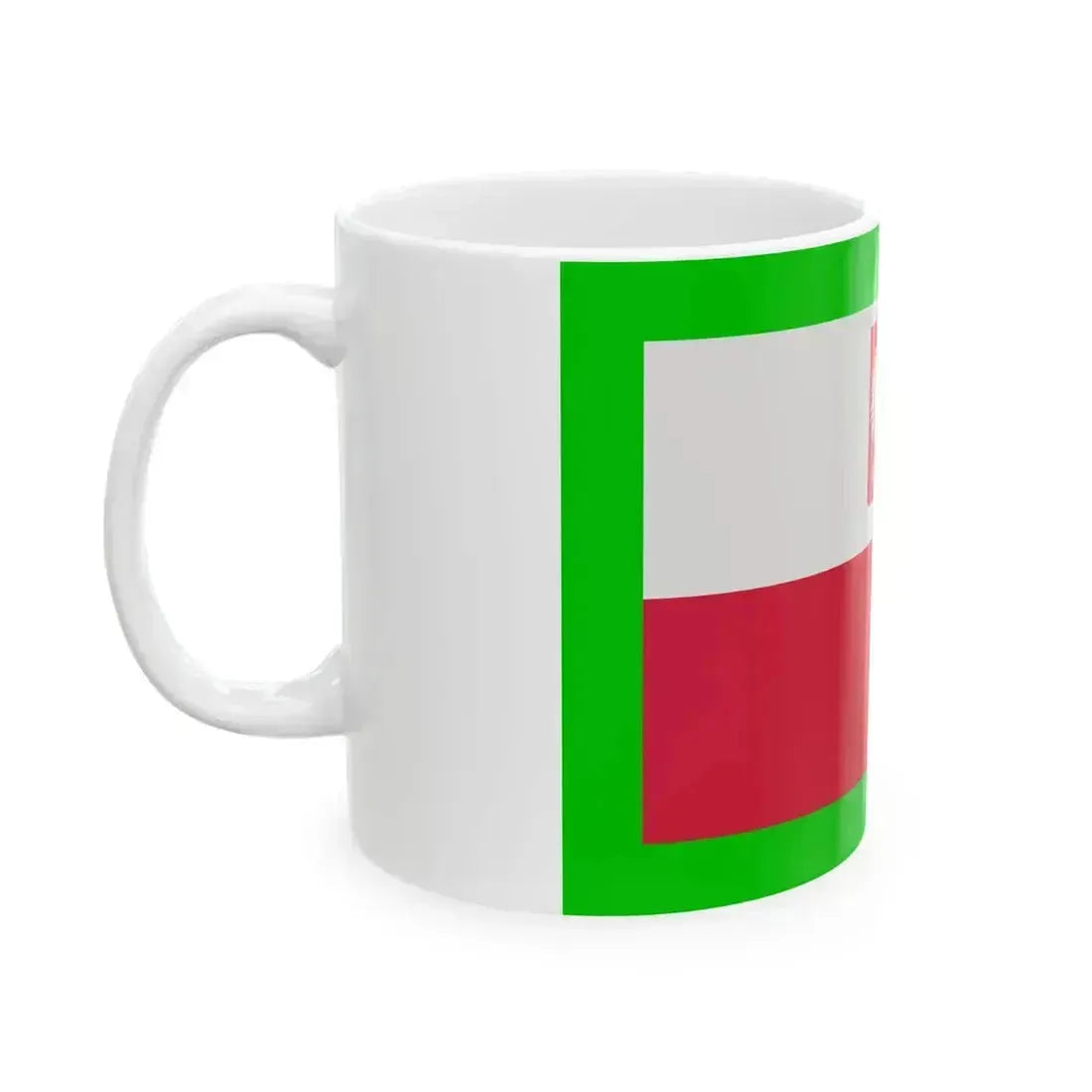 POL Flag Border Guard (Poland) White Coffee Mug - Go Mug Yourself