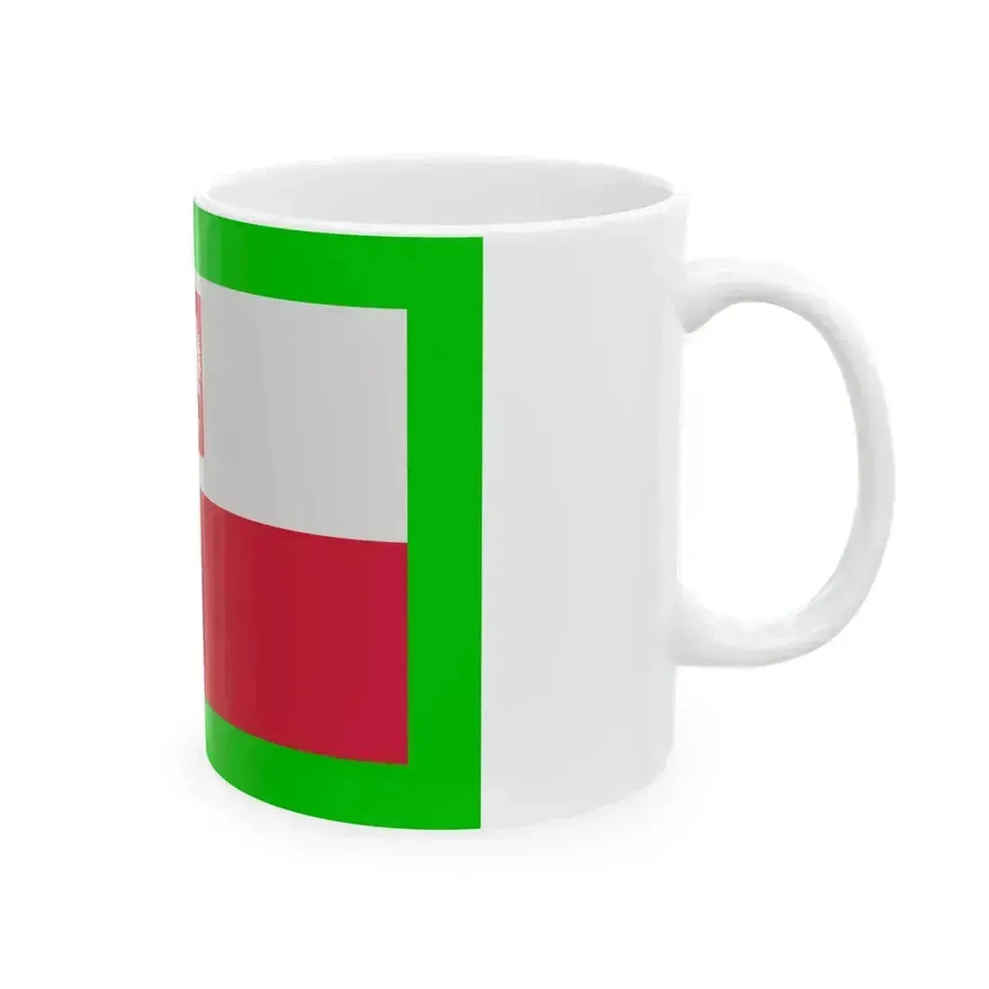POL Flag Border Guard (Poland) White Coffee Mug - Go Mug Yourself