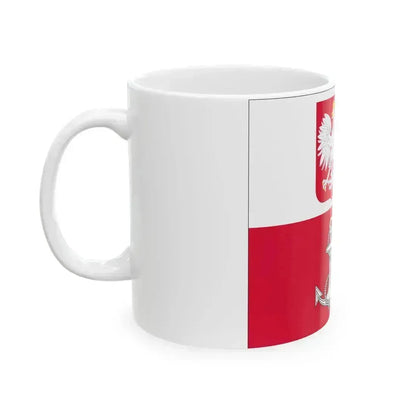 POL Flaga D-ca MW (Poland) White Coffee Mug - Go Mug Yourself