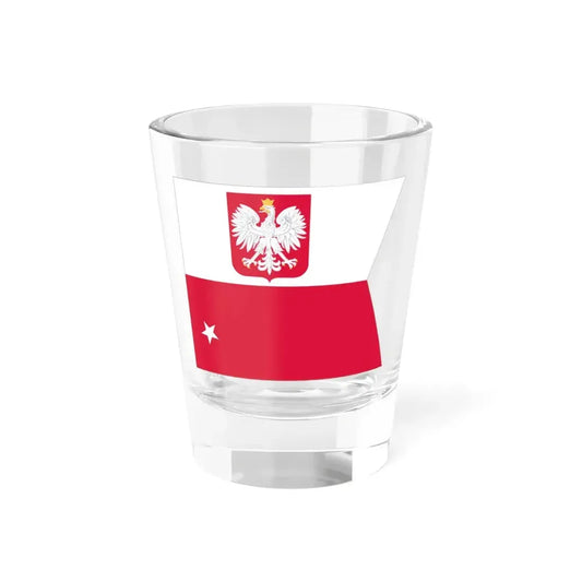 POL Flaga Kontradmirał (Poland) Shot Glass 1.5oz 1.5oz - Go Mug Yourself