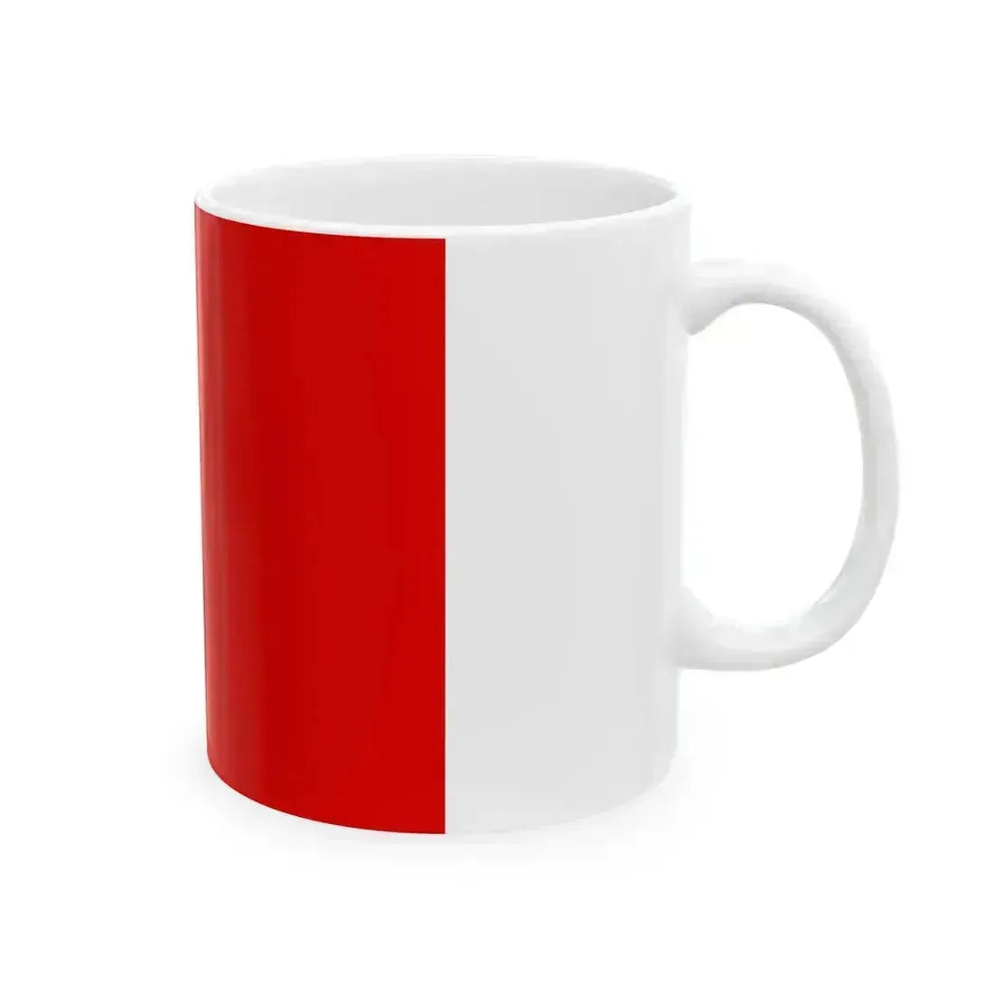 POL Gdansk flag (Poland) White Coffee Mug - Go Mug Yourself