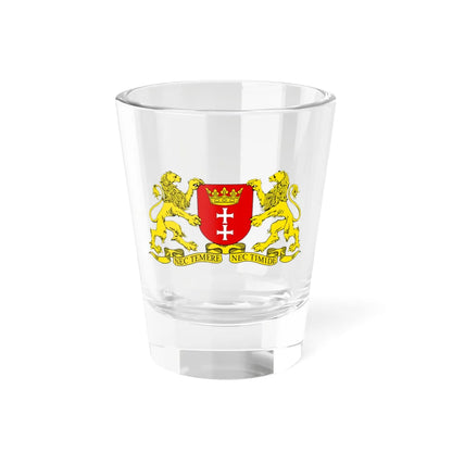 POL Gdańsk COA grand (Poland) (Coat of Arms) Shot Glass 1.5oz 1.5oz - Go Mug Yourself