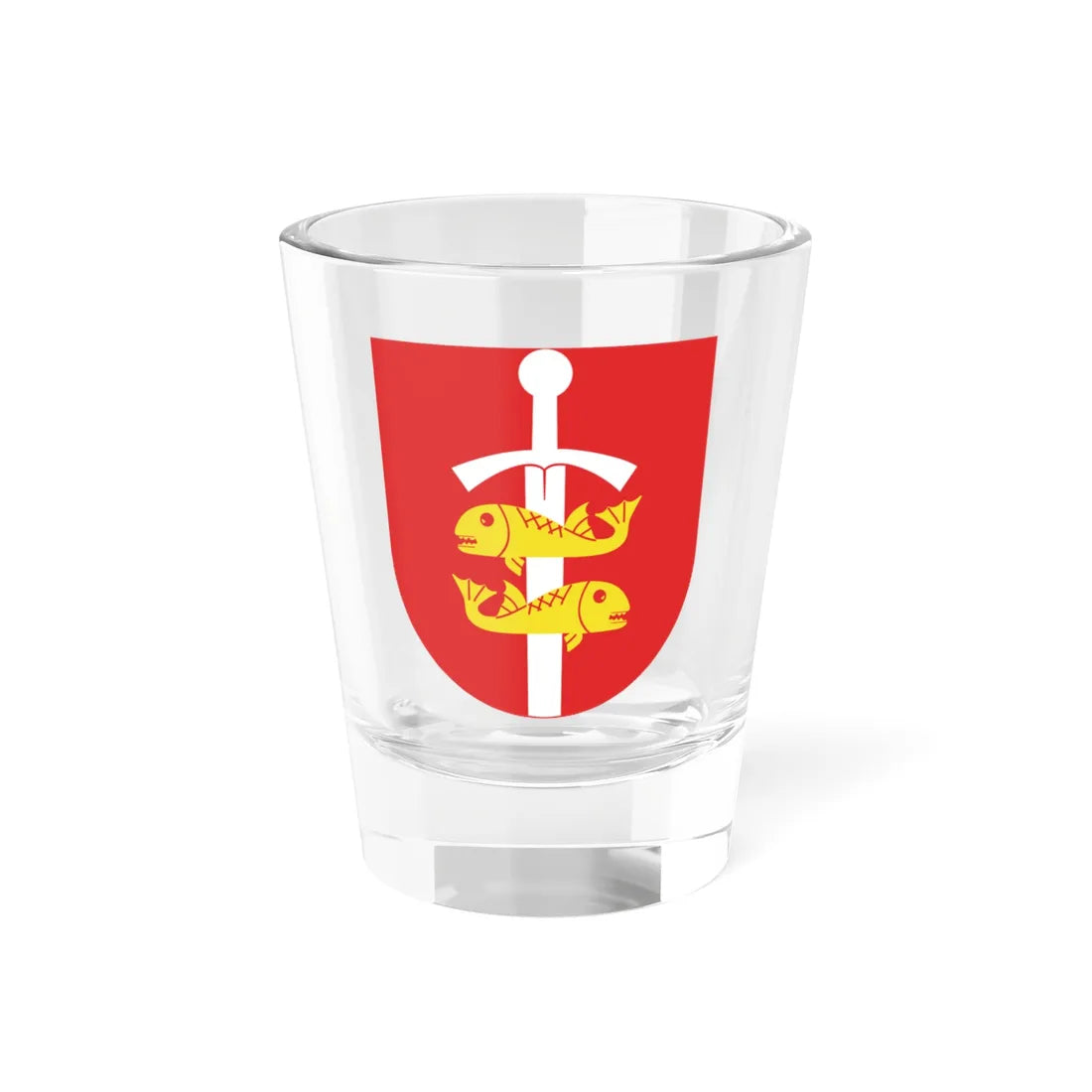 POL Gdynia COA (Poland) (Coat of Arms) Shot Glass 1.5oz 1.5oz - Go Mug Yourself