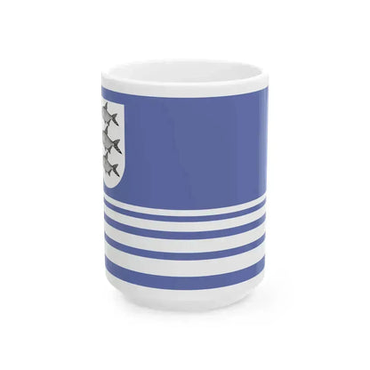POL Gizycko flag old (Poland) White Coffee Mug 15oz - Go Mug Yourself
