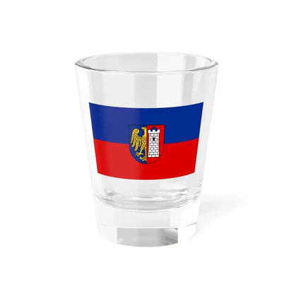 POL Gliwice flag (Poland) Shot Glass 1.5oz 1.5oz - Go Mug Yourself