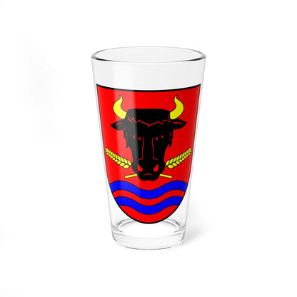 POL gmina Będzino COA (Poland) (Coat of Arms) Pint Glass 16oz 16oz - Go Mug Yourself