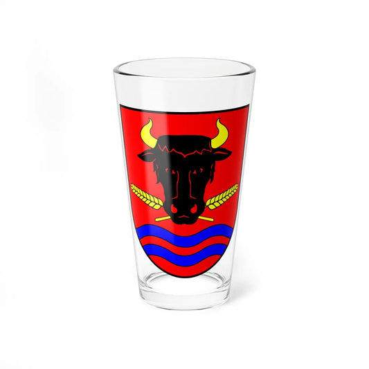 POL gmina Będzino COA (Poland) (Coat of Arms) Pint Glass 16oz 16oz - Go Mug Yourself