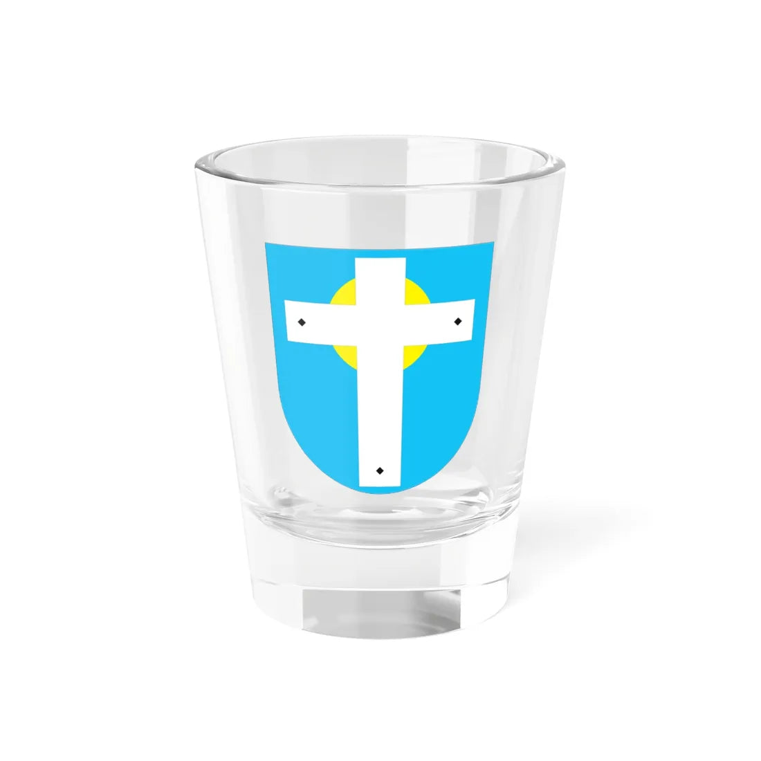 POL gmina Besko COA (Poland) (Coat of Arms) Shot Glass 1.5oz 1.5oz - Go Mug Yourself