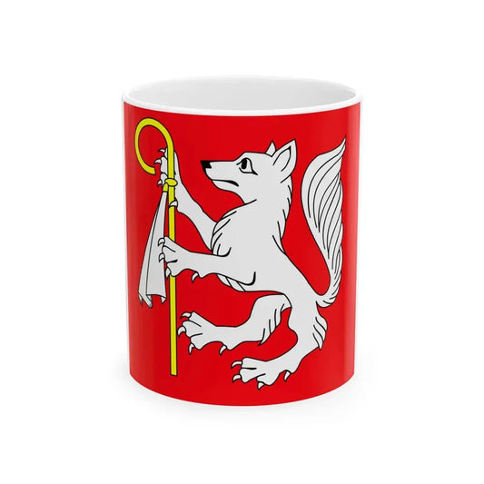 POL gmina Bielice flag (Poland) White Coffee Mug 11oz - Go Mug Yourself