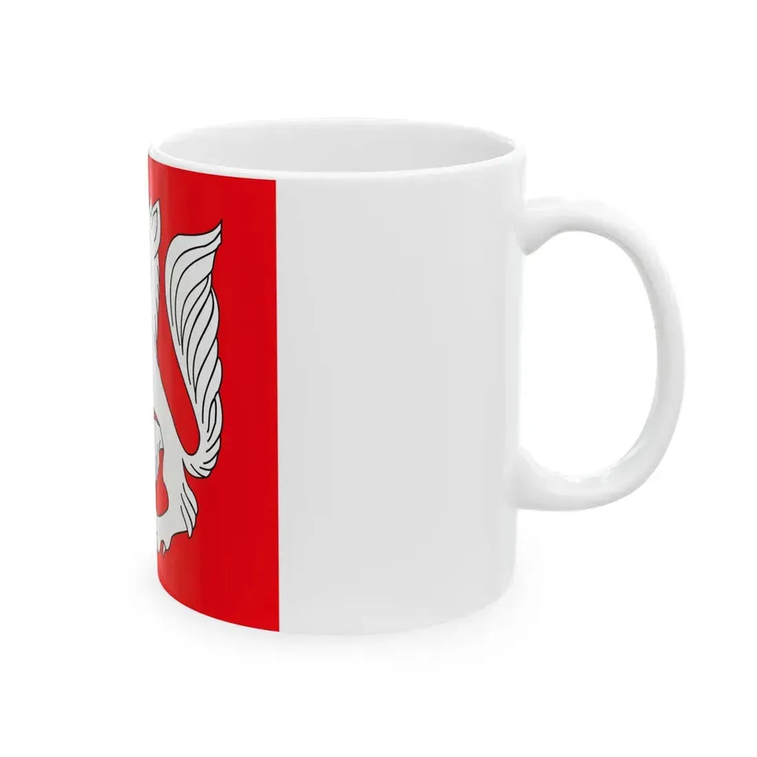 POL gmina Bielice flag (Poland) White Coffee Mug - Go Mug Yourself