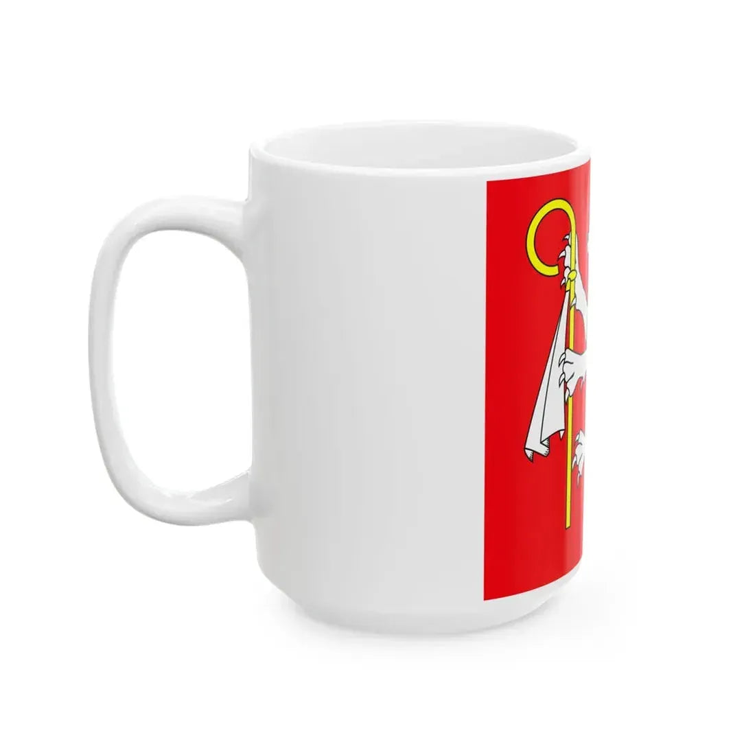 POL gmina Bielice flag (Poland) White Coffee Mug - Go Mug Yourself