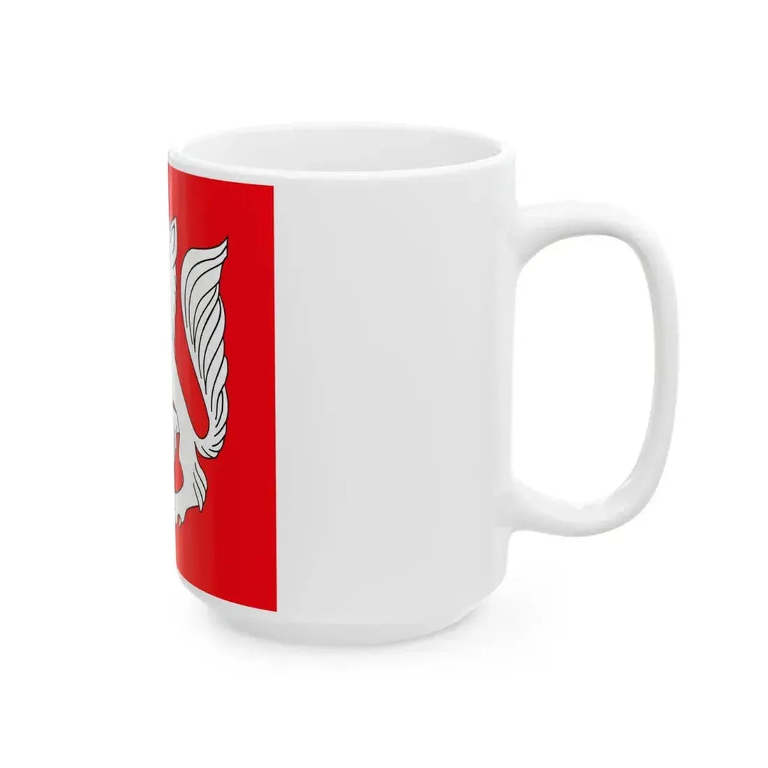 POL gmina Bielice flag (Poland) White Coffee Mug - Go Mug Yourself