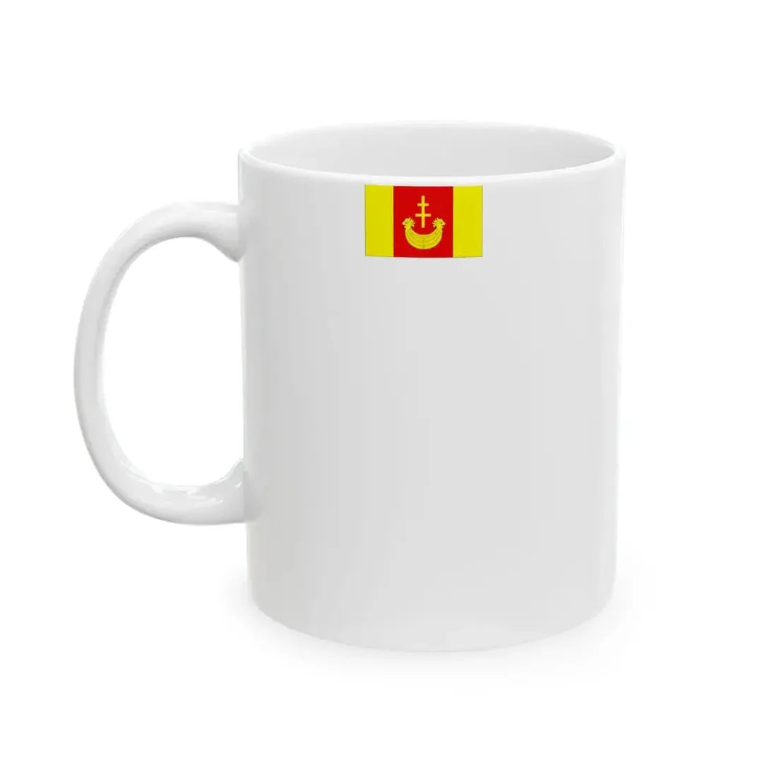 POL gmina Bieliny flag (Poland) White Coffee Mug - Go Mug Yourself