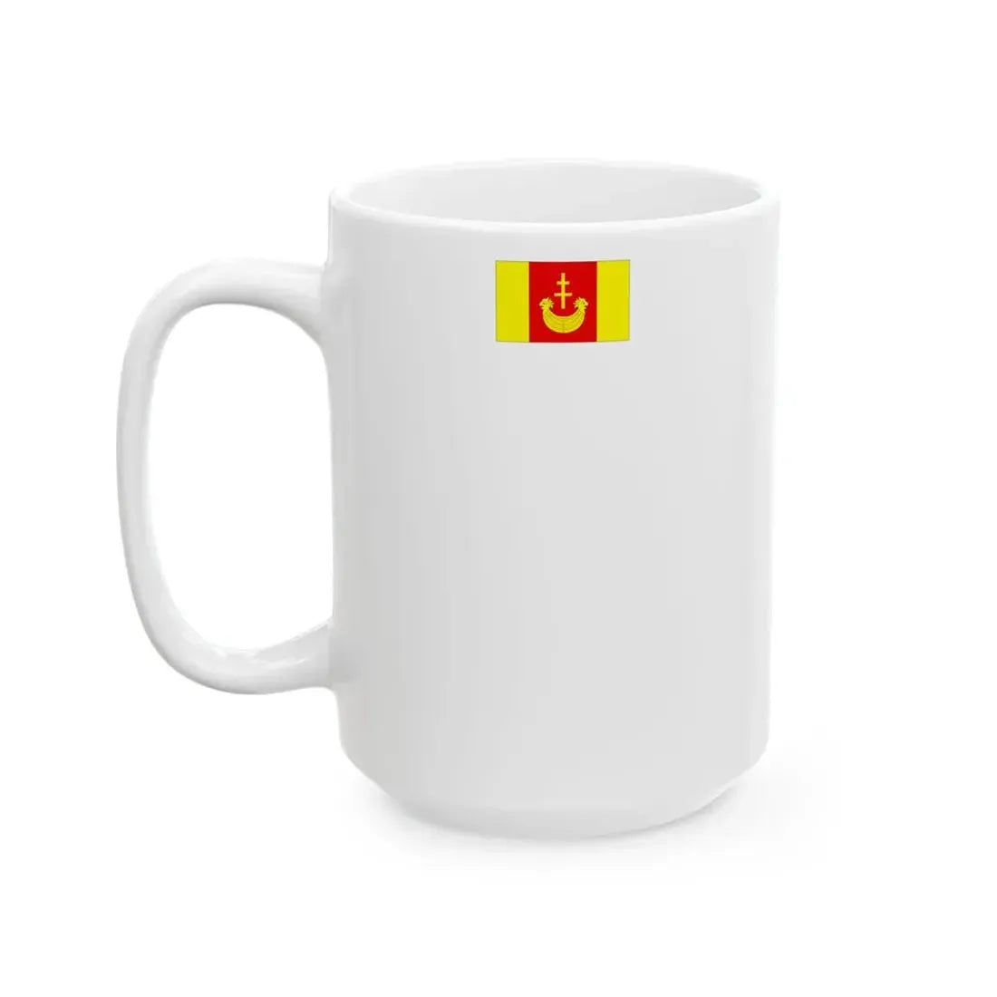 POL gmina Bieliny flag (Poland) White Coffee Mug - Go Mug Yourself