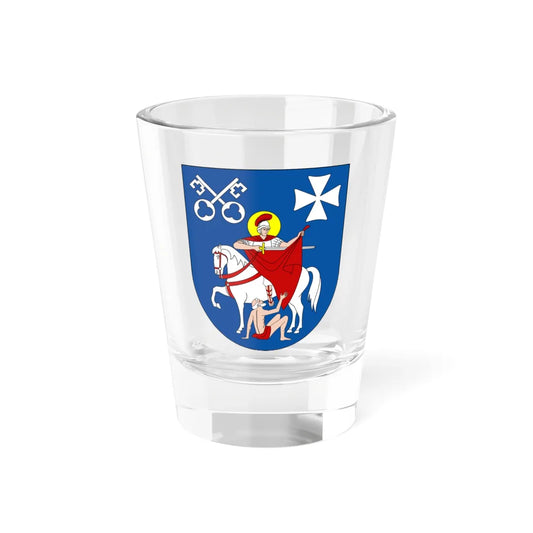 POL gmina Biskupice COA (Poland) (Coat of Arms) Shot Glass 1.5oz 1.5oz - Go Mug Yourself
