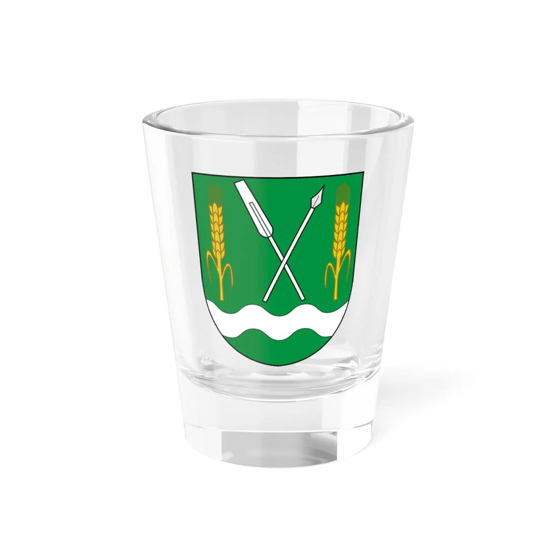 POL gmina Bolesław powiat dąbrowski COA (Poland) (Coat of Arms) Shot Glass 1.5oz 1.5oz - Go Mug Yourself