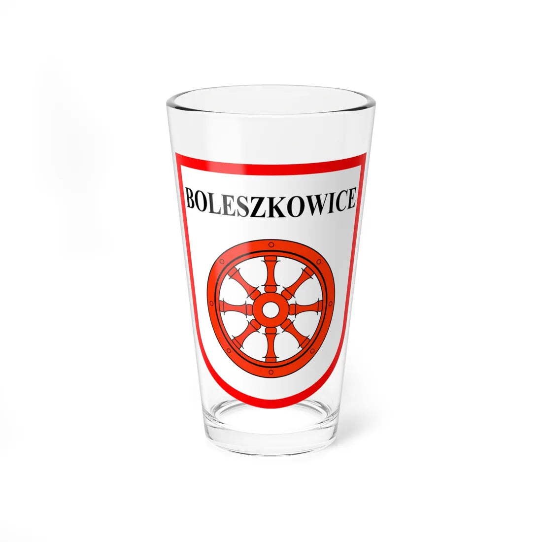 POL gmina Boleszkowice COA (Poland) (Coat of Arms) Pint Glass 16oz 16oz - Go Mug Yourself