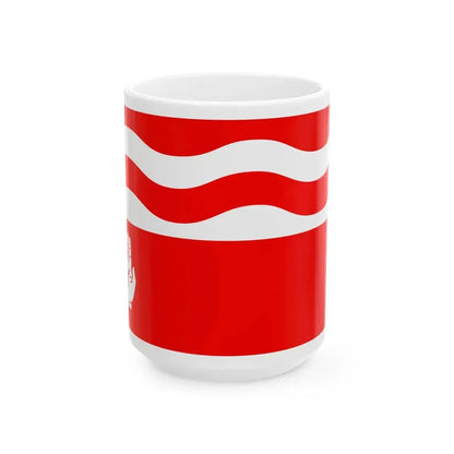 POL gmina Brodnica flag (Poland) White Coffee Mug 15oz - Go Mug Yourself