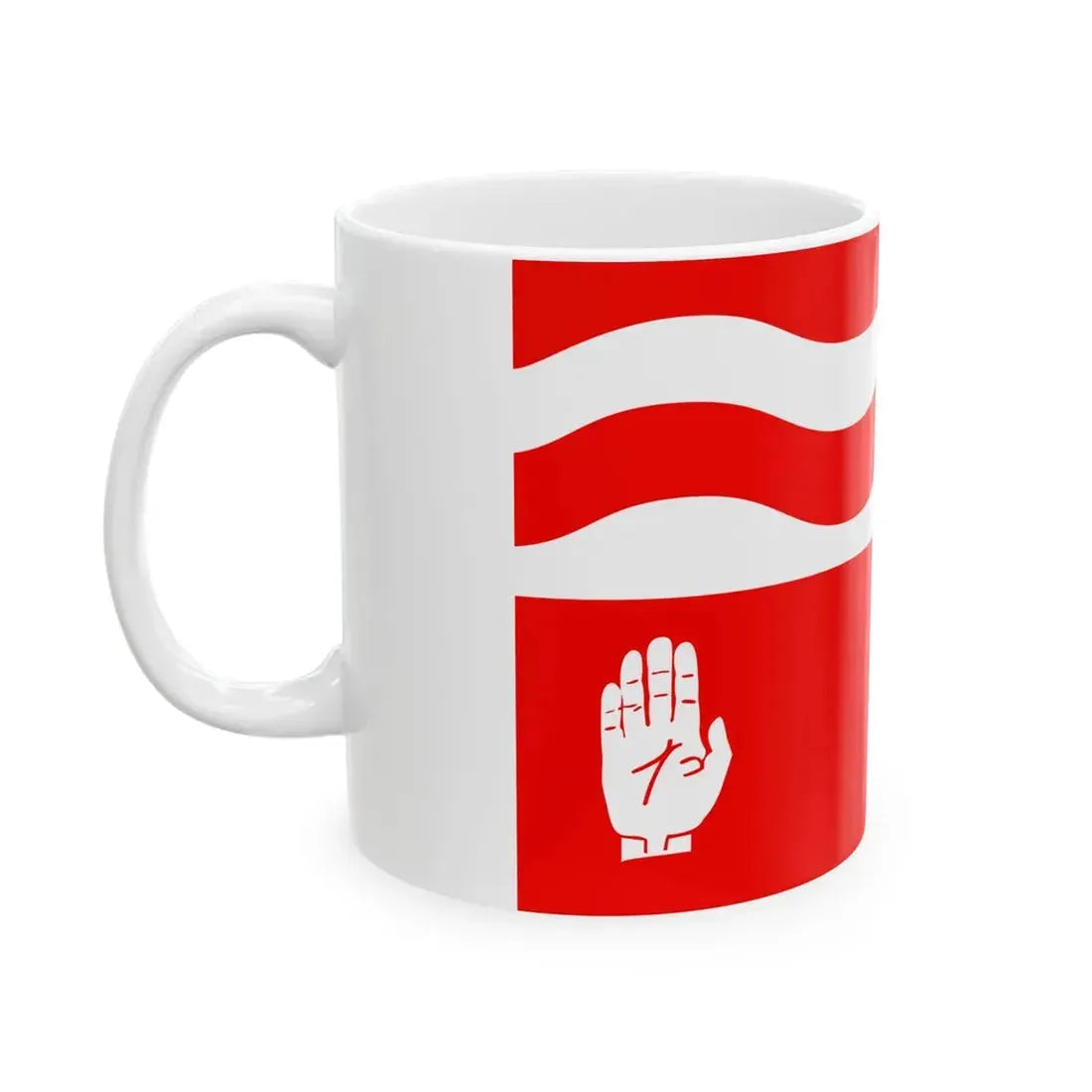 POL gmina Brodnica flag (Poland) White Coffee Mug - Go Mug Yourself
