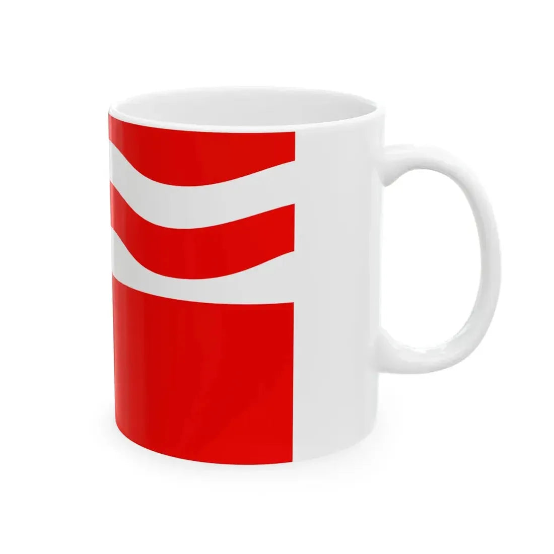 POL gmina Brodnica flag (Poland) White Coffee Mug - Go Mug Yourself