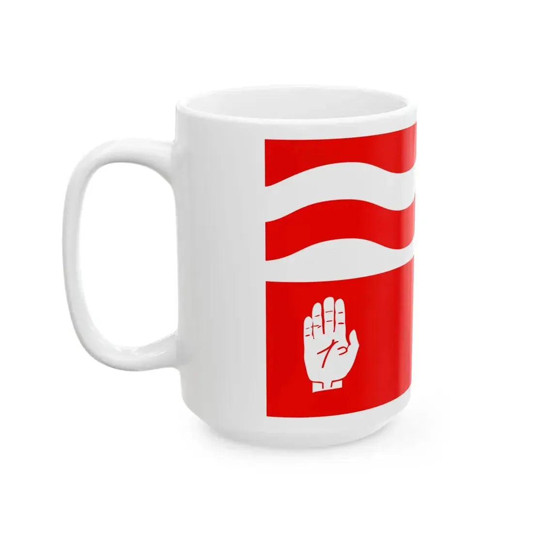POL gmina Brodnica flag (Poland) White Coffee Mug - Go Mug Yourself