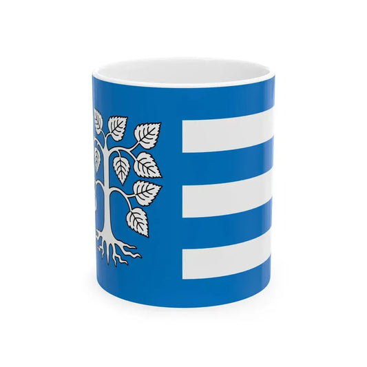 POL gmina Brzezno flag (Poland) White Coffee Mug 11oz - Go Mug Yourself