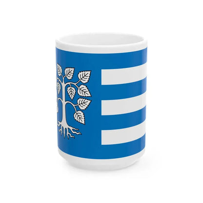 POL gmina Brzezno flag (Poland) White Coffee Mug 15oz - Go Mug Yourself