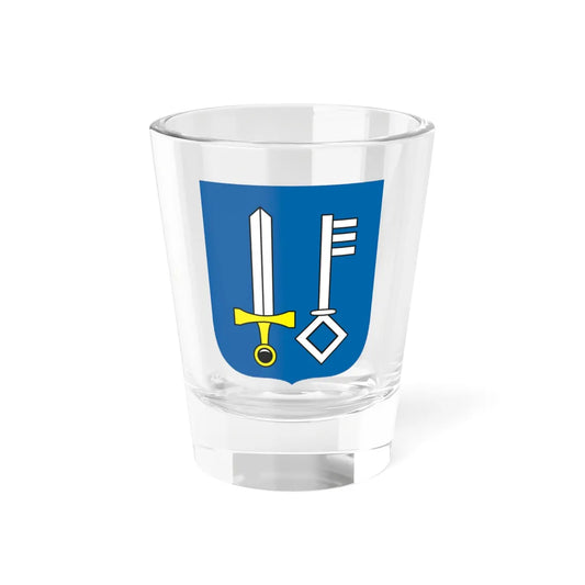 POL gmina Brzostek COA (Poland) (Coat of Arms) Shot Glass 1.5oz 1.5oz - Go Mug Yourself