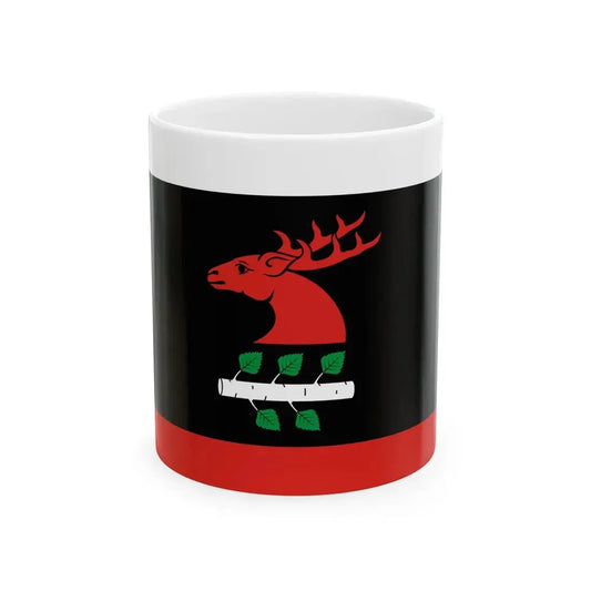 POL gmina Brzozie flag (Poland) White Coffee Mug 11oz - Go Mug Yourself
