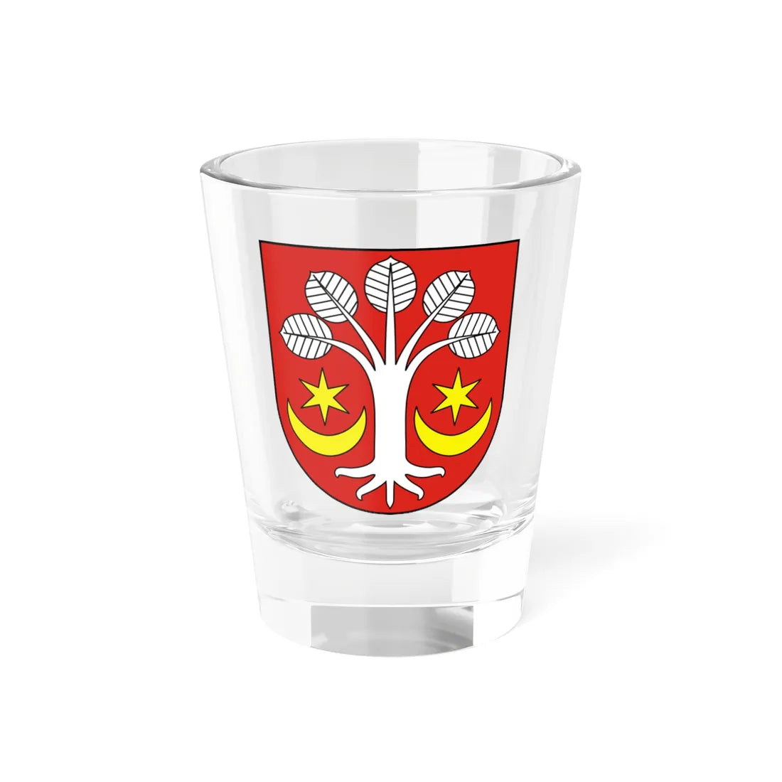 POL gmina Bukowiec COA (Poland) (Coat of Arms) Shot Glass 1.5oz 1.5oz - Go Mug Yourself