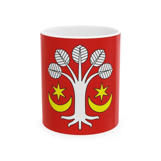 POL gmina Bukowiec flag (Poland) White Coffee Mug 11oz - Go Mug Yourself
