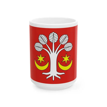 POL gmina Bukowiec flag (Poland) White Coffee Mug 15oz - Go Mug Yourself