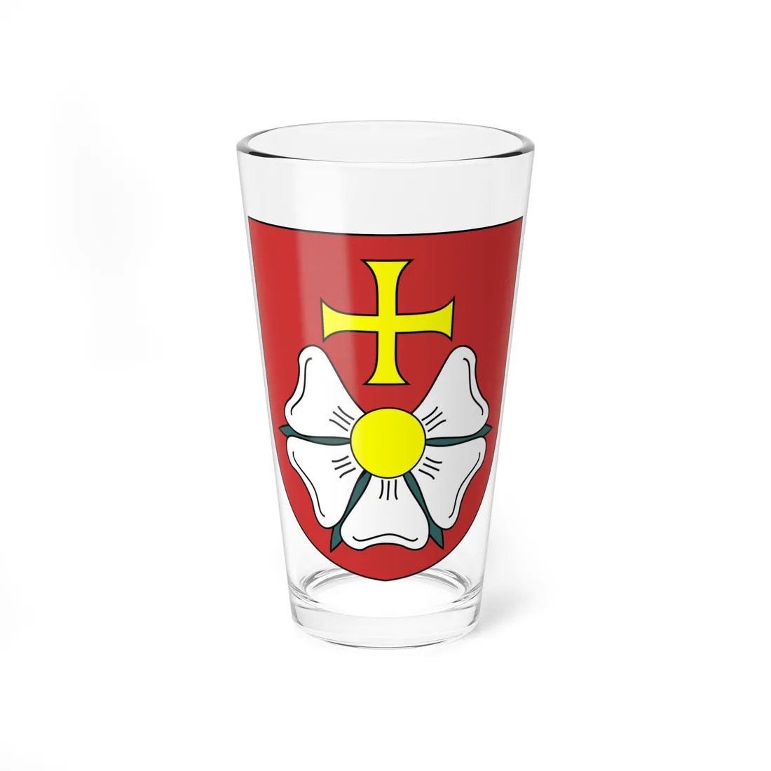 POL gmina Burzenin COA (Poland) (Coat of Arms) Pint Glass 16oz 16oz - Go Mug Yourself