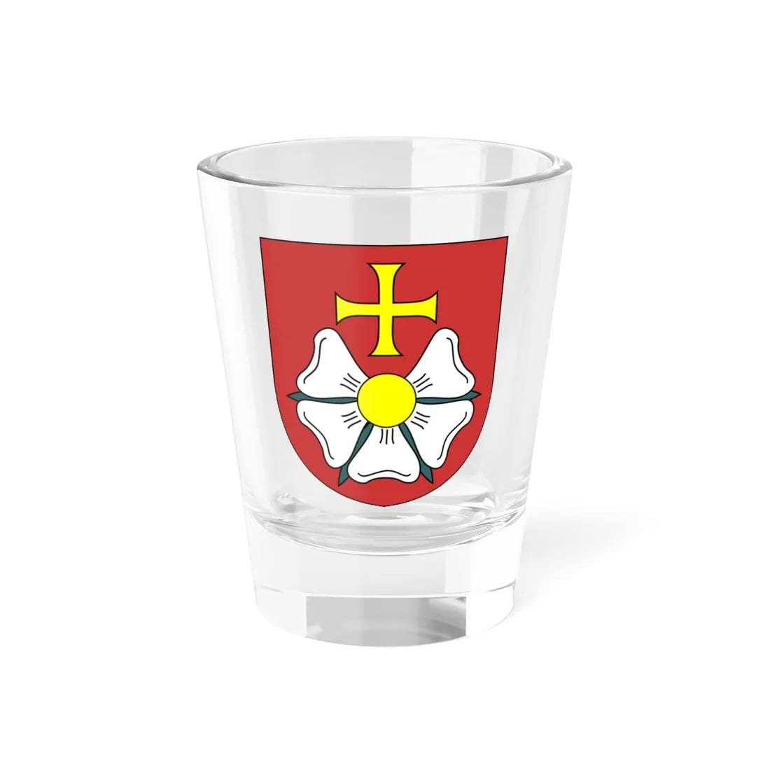 POL gmina Burzenin COA (Poland) (Coat of Arms) Shot Glass 1.5oz 1.5oz - Go Mug Yourself