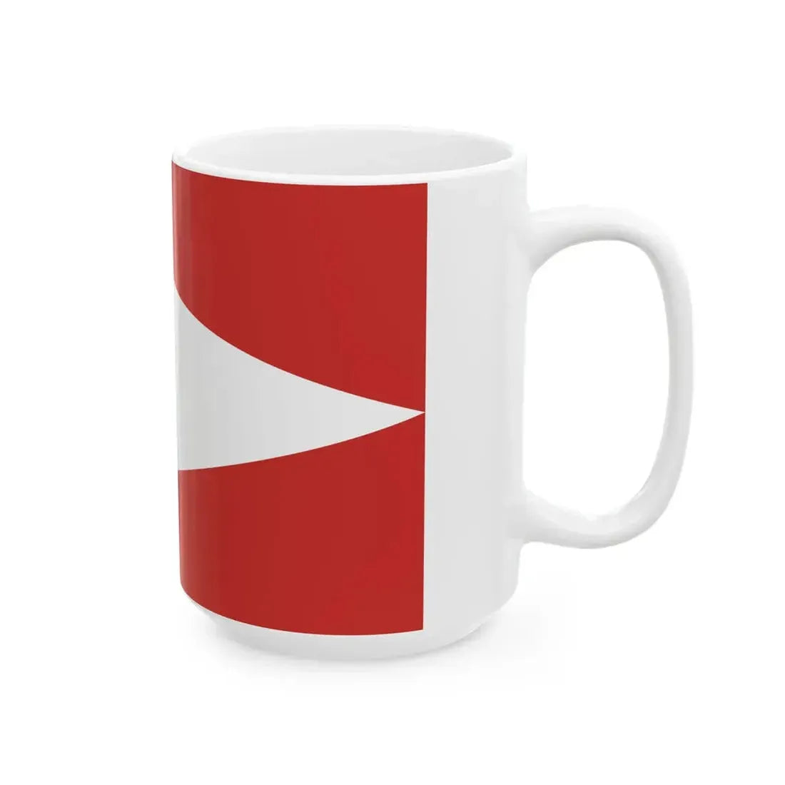 POL gmina Burzenin flag (Poland) White Coffee Mug - Go Mug Yourself