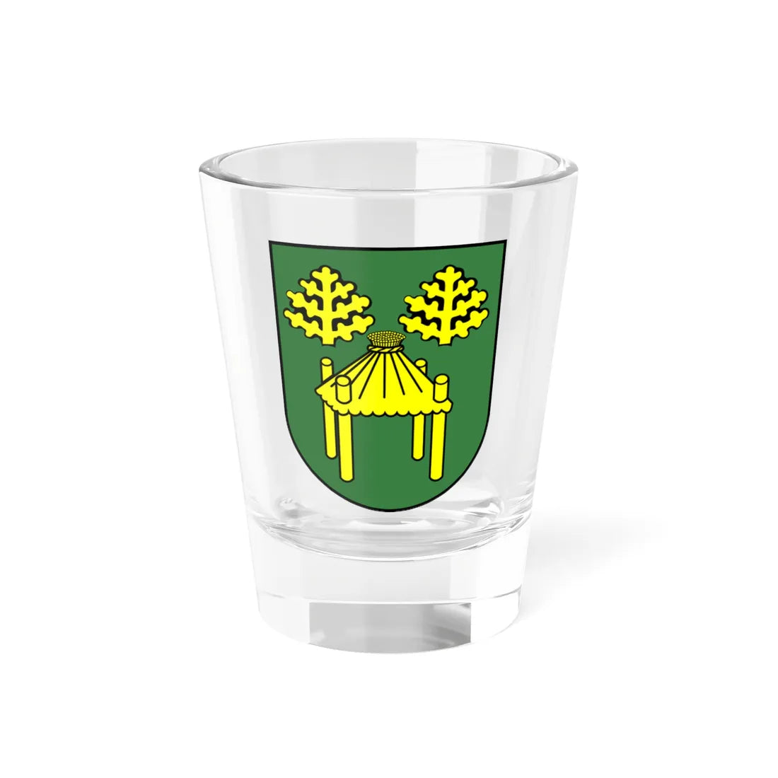 POL gmina Cekcyn COA (Poland) (Coat of Arms) Shot Glass 1.5oz 1.5oz - Go Mug Yourself