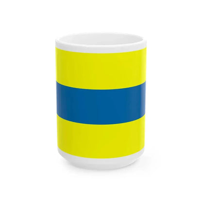 POL gmina Celestynow flag (Poland) White Coffee Mug 15oz - Go Mug Yourself