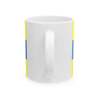 POL gmina Celestynow flag (Poland) White Coffee Mug - Go Mug Yourself