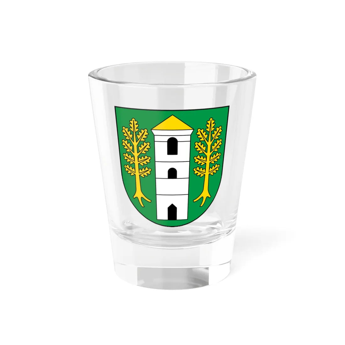 POL gmina Chełm COA (Poland) (Coat of Arms) Shot Glass 1.5oz 1.5oz - Go Mug Yourself