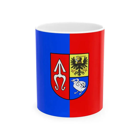 POL gmina Chlewiska flag (Poland) White Coffee Mug 11oz - Go Mug Yourself